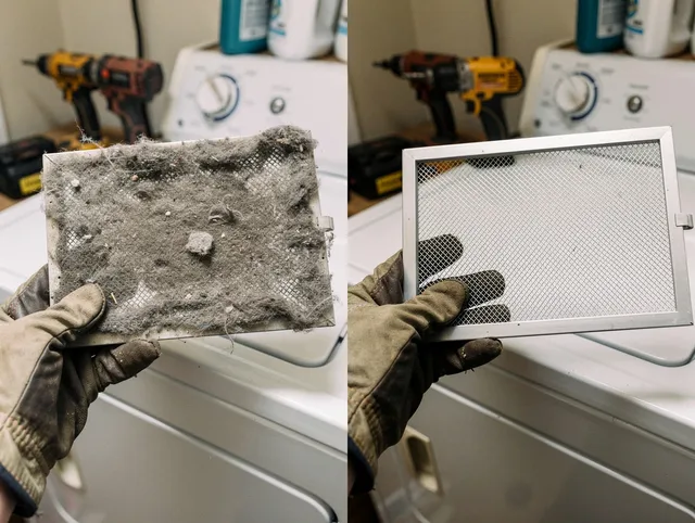Professional lint trap cleaning by Groton Dryer Vent Cleaning in Groton