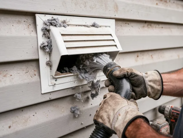 Professional dryer vent cleaning by Groton Dryer Vent Cleaning in Groton