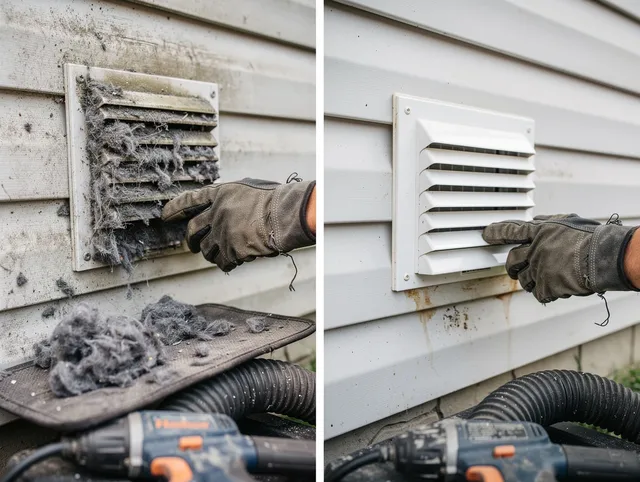 Residential dryer vent cleaning by Groton Dryer Vent Cleaning in Groton